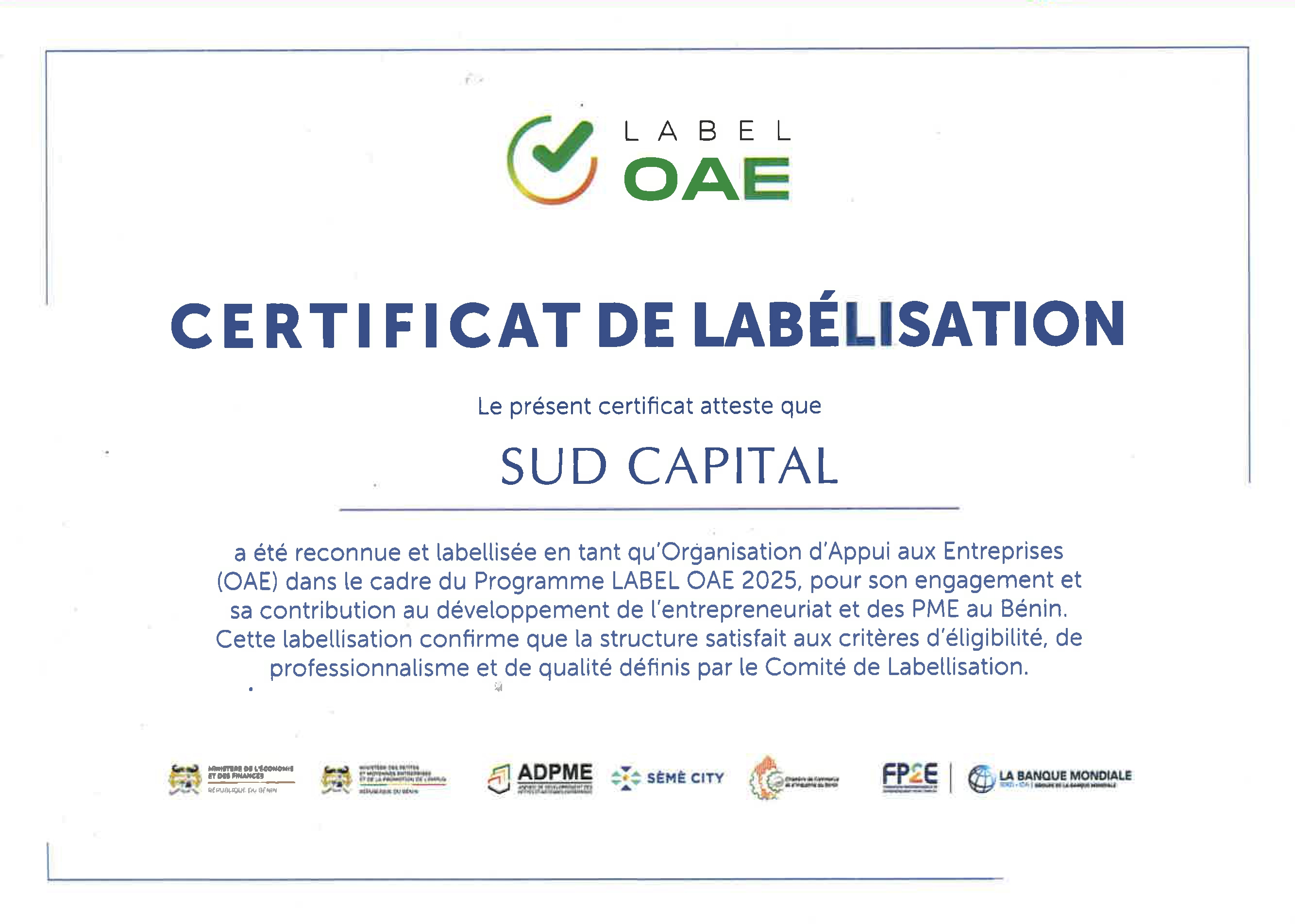 LABEL OAE